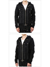 Cotton Hooded Jacket Black - BALMAIN - BALAAN 3