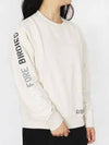 Pray For Birdies French Terry Crewneck Sweatshirt Ivory - G/FORE - BALAAN 2