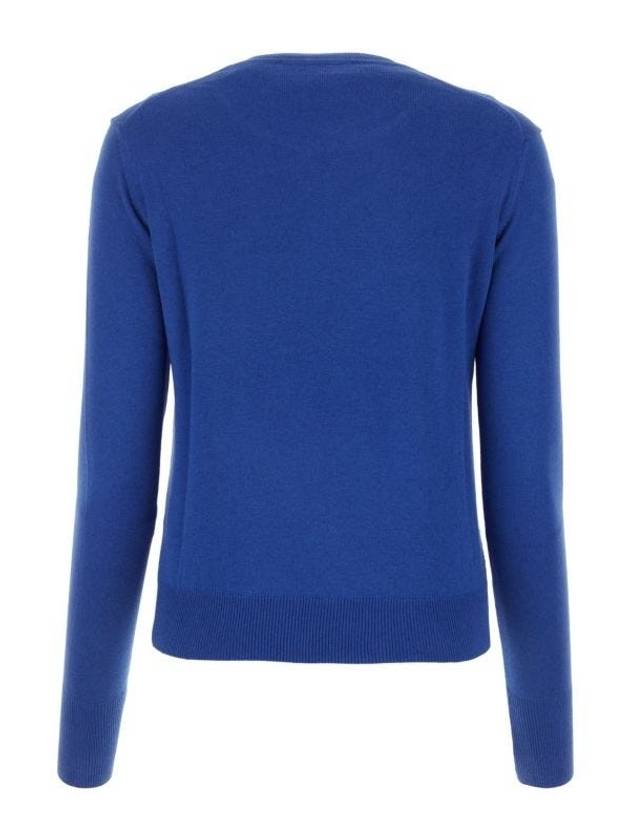 ORB Embroid Logo Knit Top Blue - VIVIENNE WESTWOOD - BALAAN 3