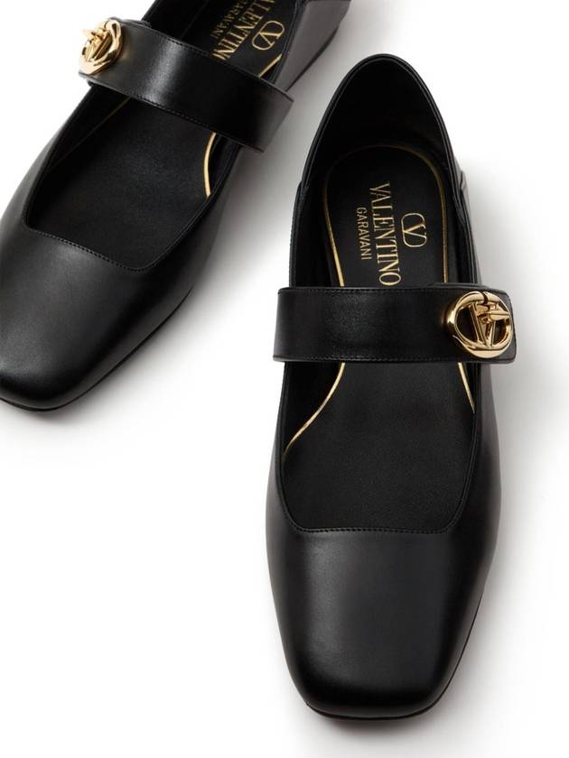 Valentino Garavani Flat shoes Black - VALENTINO - BALAAN 5