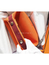 Bride A Brac Small Pouch Bag Orange Feu - HERMES - BALAAN 10