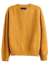 HOWLIN FOREVERNEVERMORE GOLD crew neck knit - HOWLIN' - BALAAN 2