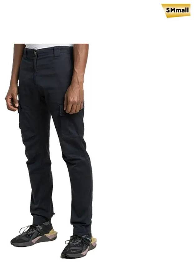 Men's Garment Dyed Skinny Pants Navy - CP COMPANY - BALAAN 4