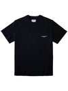 Cotton Square Label T-Shirt Black - WOOYOUNGMI - BALAAN 3