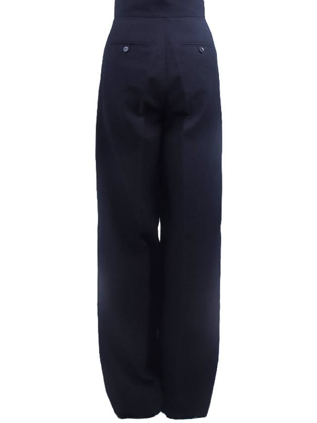 Primavera  Women's Cervo Virgin Wool Pants Ultramarine CERVO 001 - MAX MARA - BALAAN 5