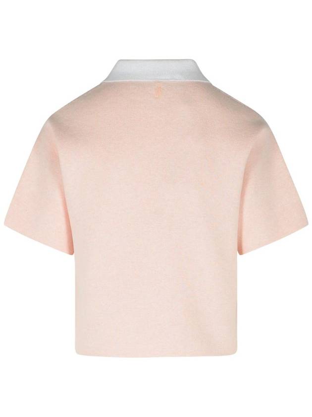 JW Anderson Pink Cotton Polo Shirt - JW ANDERSON - BALAAN 3