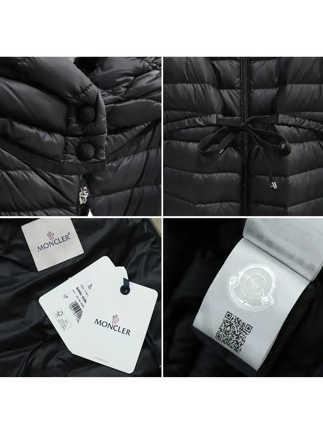 Barbel Quilting Hooded Down Long Padding Jacket Black - MONCLER - BALAAN 5