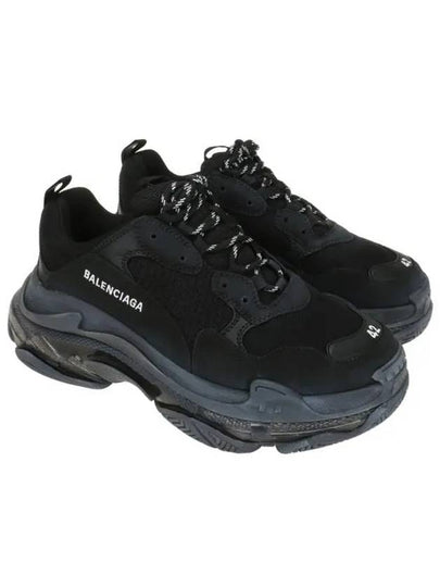 Triple S Sneakers Clear Sole Black - BALENCIAGA - BALAAN 2