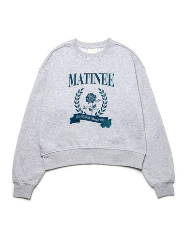 Matinee Classic Rose Sweatshirt Melange Grey - LE SOLEIL MATINEE - BALAAN 1