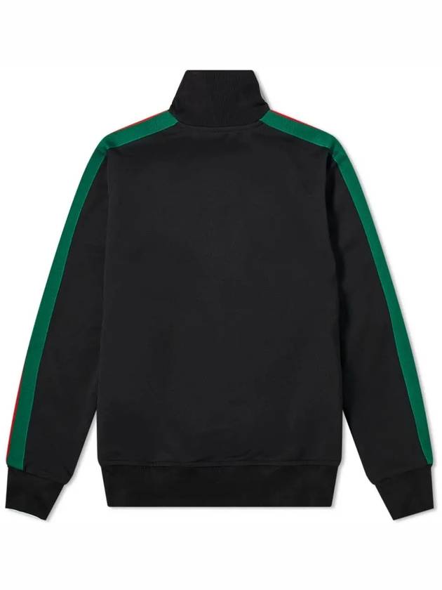 Logo Printing Zip up Track Jacket Black Green Red Men s PMBD001R21FAB003 1001 - PALM ANGELS - BALAAN 3