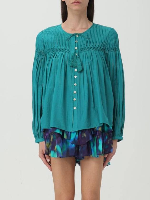 Blouse HT0372FAB1J17E 60ED Emerald - ISABEL MARANT ETOILE - BALAAN 1