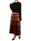 Curtis Women s Sleeveless Long Pleated Dress WD650Z BLACK RED Knit Set - ALLSAINTS - BALAAN 6