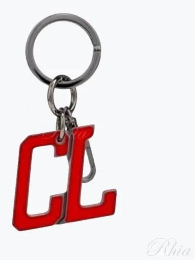 Happy Rui CL Logo Keyring Red - CHRISTIAN LOUBOUTIN - BALAAN 2