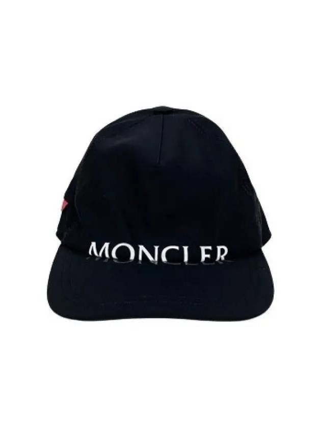 3B72900 539AX 999 Logo Hat Black - MONCLER - BALAAN 2