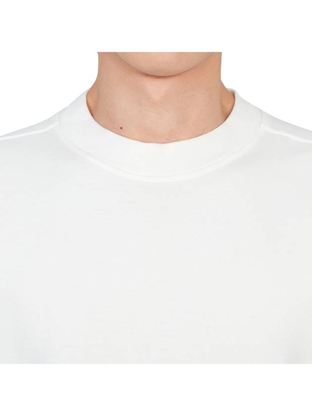 Shadow Project Interlock Mako Cotton Long Sleeve T-Shirt White - STONE ISLAND - BALAAN 7