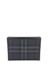 Check Pattern Clutch Bag Black - BURBERRY - BALAAN 1