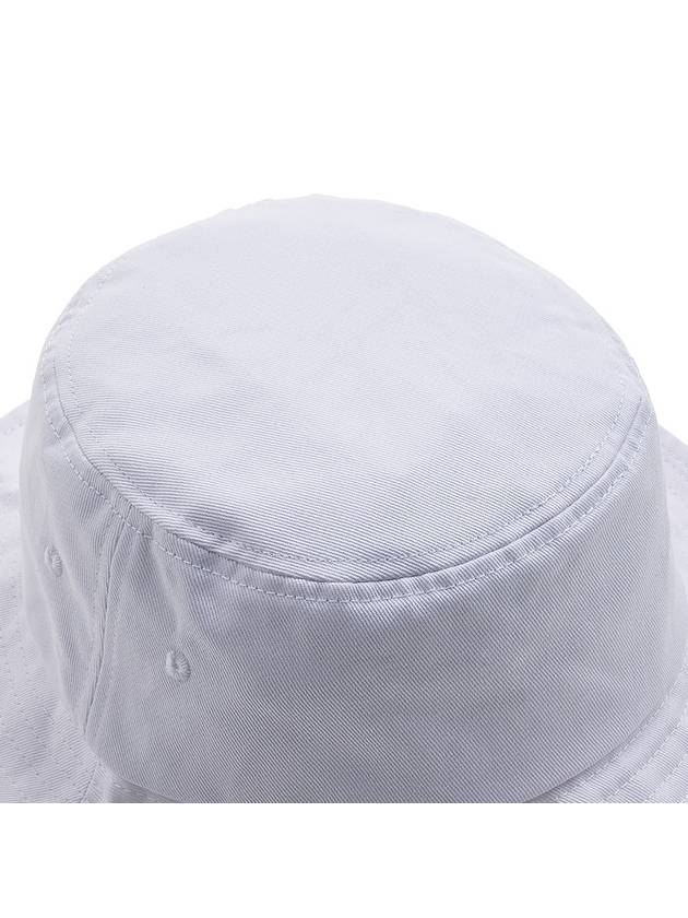 Logo Paris Sun Patch Cotton Bucket Hat White - KENZO - BALAAN 9