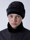 Nordic Jacquard Beanie Navy - OGARP - BALAAN 2