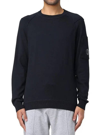 Sea Island Lens Knit Top Black - CP COMPANY - BALAAN 2