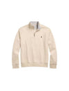 Pony Logo Half Zip Sweatshirt Oatmeal - POLO RALPH LAUREN - BALAAN 2