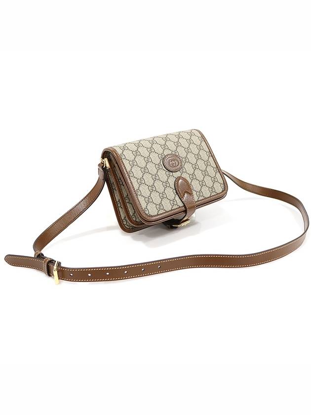 671620 GG Supreme Canvas Interlocking G Soho Mini Shoulder Bag - GUCCI - BALAAN 3