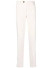 Cotton Chino Straight Pants Beige - BRUNELLO CUCINELLI - BALAAN 1