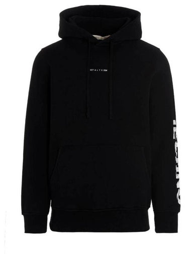 Logo Print Hoodie Black - 1017 ALYX 9SM - BALAAN 1