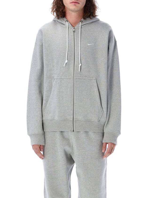 NRG Solo Swoosh Full Zip Hood Dark Gray Heather US EU - NIKE - BALAAN 2