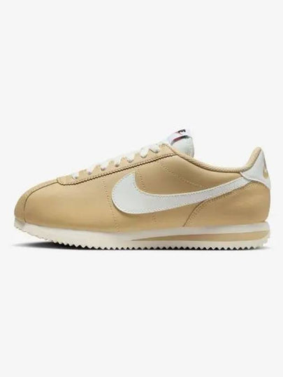 Women's Cortez Low Top Sneakers Sesame Sail - NIKE - BALAAN 2