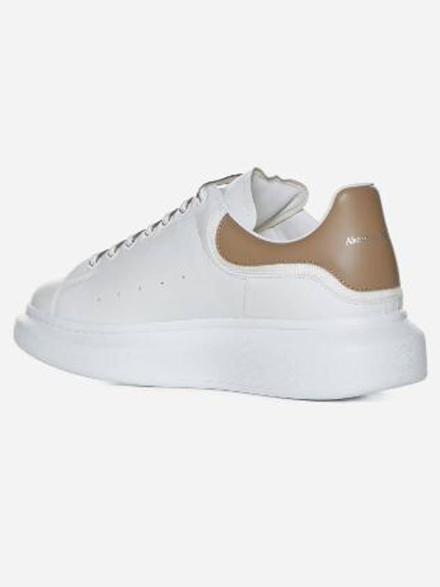 Oversized Low-Top Sneakers Mud White - ALEXANDER MCQUEEN - BALAAN 4