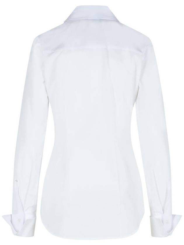 Sportmax 'Cobea' White Cotton Shirt - MAX MARA SPORTMAX - BALAAN 3