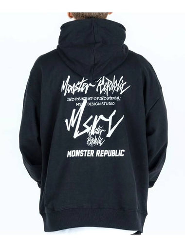 movement lettering hoodie black - MONSTER REPUBLIC - BALAAN 1