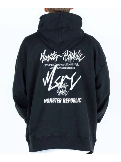 Movement Lettering Hoodie Black - MONSTER REPUBLIC - BALAAN 2