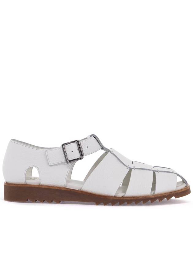 Pacific Buckle Gladiator Sandals White - PARABOOT - BALAAN 2