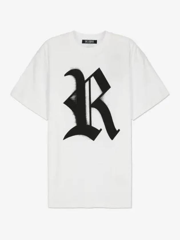 Oversized short sleeve t shirt white 231120190010010 - RAF SIMONS - BALAAN 1