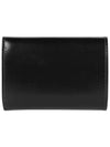 Logo Baby Laether Half Wallet Black - JIL SANDER - BALAAN 4