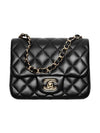 Department store full set packaging Mini flap handbag Petite Sac gold plated A35200 - CHANEL - BALAAN 4