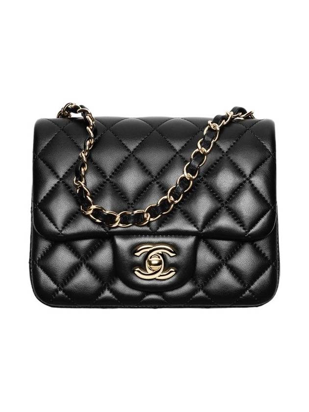 Department store full set packaging Mini flap handbag Petite Sac gold plated A35200 - CHANEL - BALAAN 4