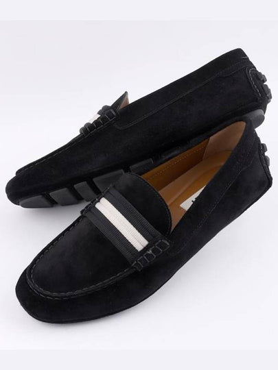 Kansan Suede Driving Shoes Black - BALLY - BALAAN 2