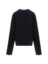 De Coeur Small Heart Logo Polo Knit Top Black - AMI - BALAAN 3