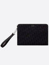 Oblique Jacquard Strap Clutch Bag Black - DIOR - BALAAN 4