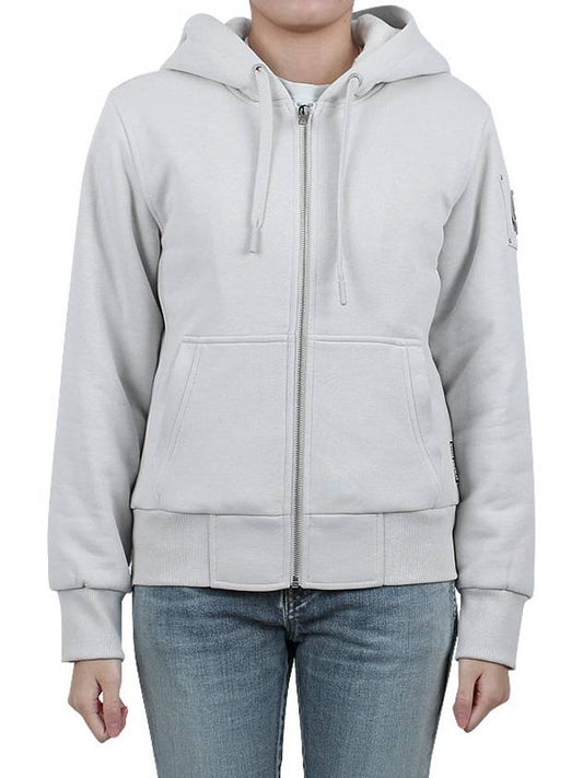 Classic Bunny 2 Zip Up Hoodie White Lining Willow Grey - MOOSE KNUCKLES - BALAAN 2