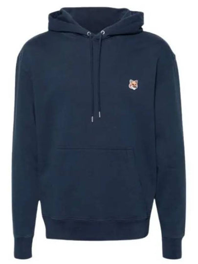 Fox Head Patch Regular Hoodie Navy - MAISON KITSUNE - BALAAN 2