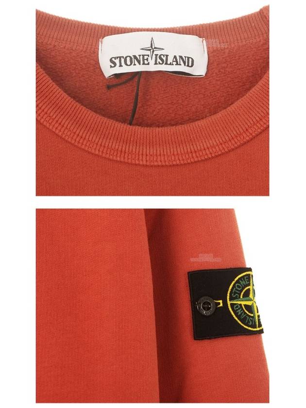 Wappen Patch Cotton Sweatshirt Copper - STONE ISLAND - BALAAN 7