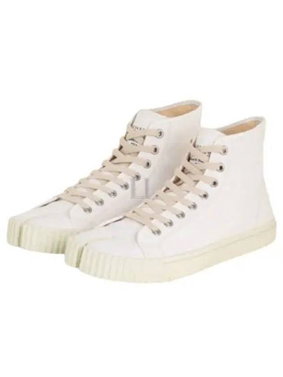 Tabi Cotton High Top Sneakers White - MAISON MARGIELA - BALAAN 2