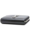 Monogram Zipper Silver Card Wallet Black - SAINT LAURENT - BALAAN 4