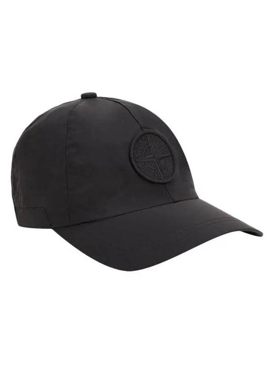 Nylon Metal 6-Panel Cap Black - STONE ISLAND - BALAAN 2