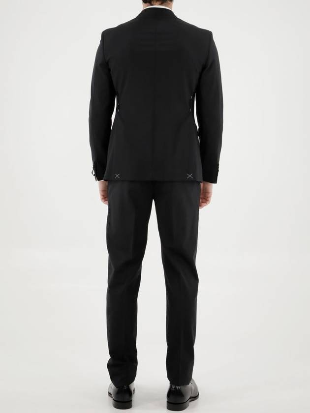 Black Wool Two-Piece Suit - TONELLO - BALAAN 4