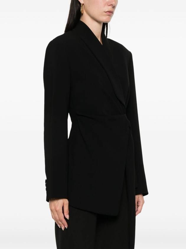 Comma Triacetate Jacket Black - MAX MARA - BALAAN 3