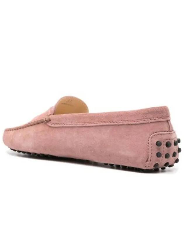 Gommino Suede Driving Shoes Pink - TOD'S - BALAAN 3